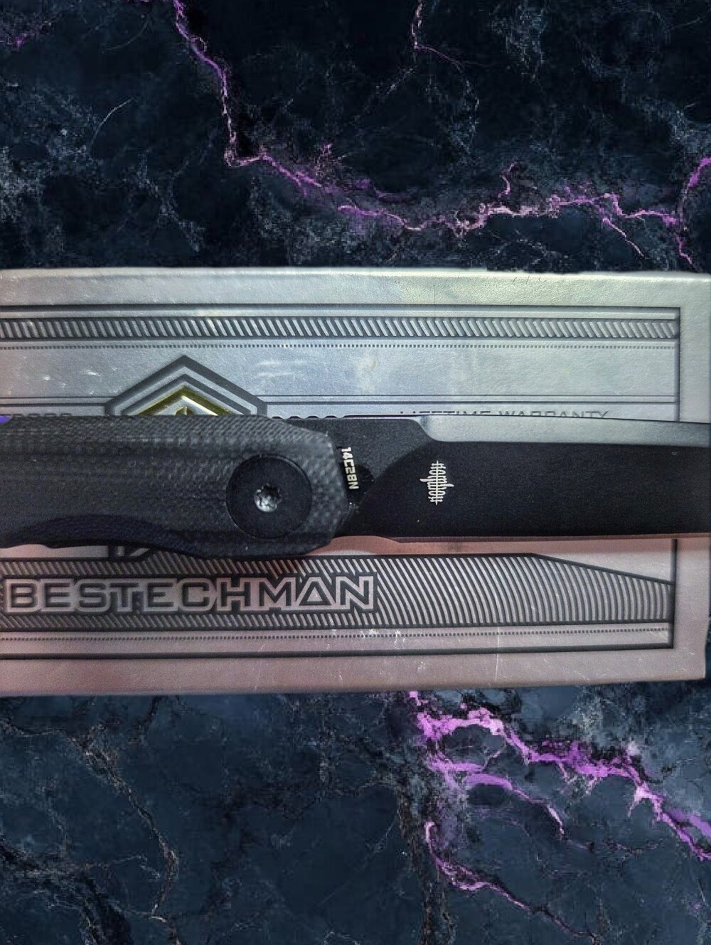 BESTECHMAN // Lanza // 14C28N, G10 Scales // Liner Lock Front Flipper knife - Picture 11 of 16